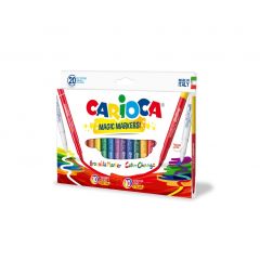 Carioca erasable, varf gros - 6mm,  9+9+2/cutie, CARIOCA Magic Color Change