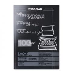 Indigo pentru masina de scris, 100 file/set, DONAU - negru