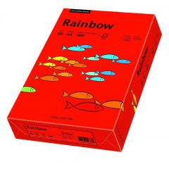 Hartie color,A4,80g/mp 500coli/top , RAINBOW - DARK RED 88042475